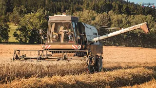 Retro žně a sběr slámy 2020 - 2x Fortschritt E 512, 3x Zetor Crystal