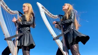 DOUBLE VISION (Foreigner) - Harp Twins, Electric Harp