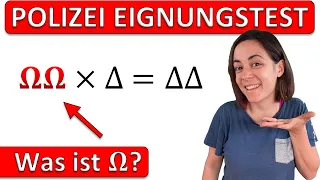 🇩🇪🇩🇪🇩🇪 Schaffst DU den Mathe EINSTELLUNGSTEST der POLIZEI?