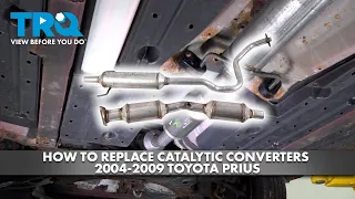 How to Replace Catalytic Converters 2004-2009 Toyota Prius
