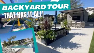 Backyard Tour that Has it All and this Element Brings it All Together!