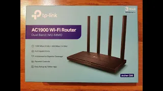 Unboxing Tp-Link AC 1900 Wi-Fi Router Archer C80