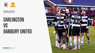 Darlington 3-1 Banbury United - National League North - 2023/24