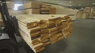 Lumber prices starting to come down