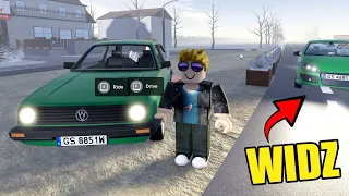 UCIEKAMY PRZED WIDZAMI STARYM GOLFEM - Hogaty i Kubapl w Roblox - Polish Car Driving #47