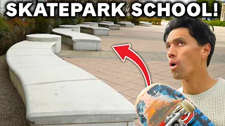 This School Is A Skatepark!!