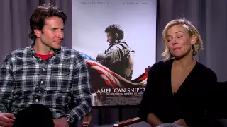 American Sniper: Bradley Cooper and Sienna Miller Exclusive Interview Part 1 | ScreenSlam