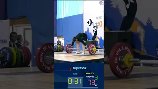 Кірстюк Анна (87 kg) ривок 73 kg 🥈 срібна призерка чемпіонату України з важкої атлетики #чемпіоат