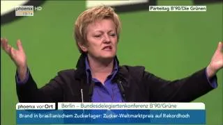 Grünen-Parteitag: Reden der Parteispitzen am 19.10.2013