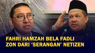 Ketika Fahri Hamzah Bela Fadli Zon dari Serangan Netizen soal Banjir Sintang