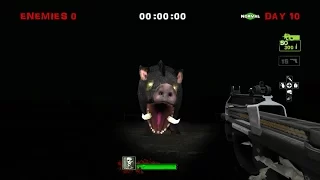 Blood and Bacon - SP Gameplay Day 1- Day 10 Boss! GREEDY PIGGY