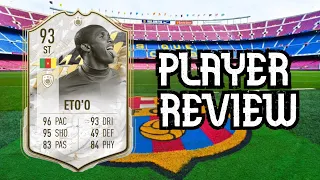 Moments Samuel Eto (93) Player Review (GOALS + ASSISTS) Fifa 22