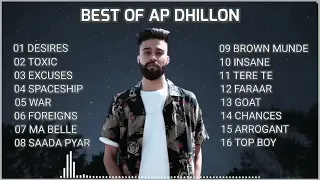 Ap Dhillon -(Top 16 Audio Songs)