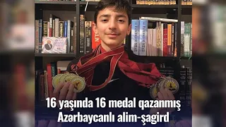 16 yaşında dünyaca məşhur çempionatdan 16 medal qazanan şuşalı Murad