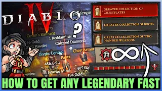Diablo 4 - The RIGHT Way to Use the Tree of Whispers - Fast Perfect Legendary Gear & Glyphs Guide!