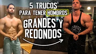 5 TRUCOS para tener unos Hombros GRANDES & REDONDOS! // ¡Rutina de Hombro!