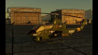 War Thunder - AH-1G Cobra Going to Work on Rhine (No Commentary)