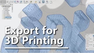 Exporting STL files in Fusion 360 - Single, multiple bodies and dual extrusion!