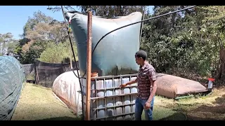 How to generate your own biogas and organic fertiliser from food waste and farm waste.