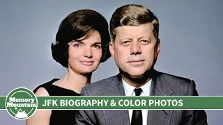 John F. Kennedy - JFK Biography and RARE Color Photos