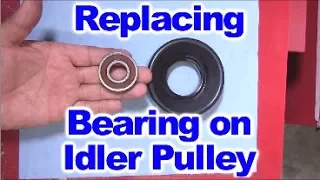 How to replace the Bearing on Idler Pulley or Belt Tensioner Pulley