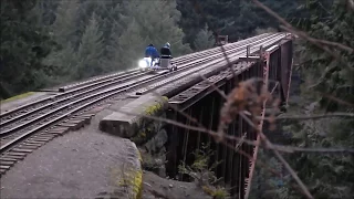 Rail Speeder ride on historic west coast railroad