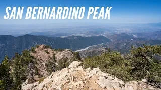 Hiking San Bernardino Peak from Angelus Oaks in Southern California