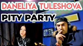 1st time reaction & listen to Daneliya Tuleshova - Pity Party (Melanie Martinez cover)