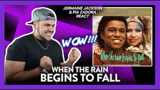 First Time Reaction Jermaine Jackson & Pia Zadora When the Rain Begins to Fall | Dereck Reacts