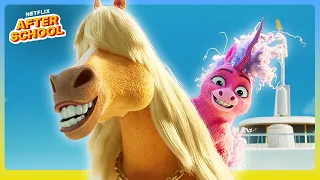 "Here Comes the Cud" Song Clip 🐴🎶 Thelma the Unicorn | Netflix After School