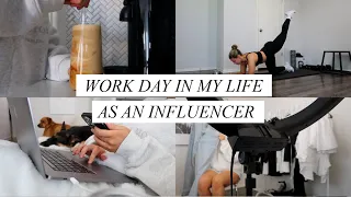 7AM BUSY WORK DAY IN MY LIFE AS AN INFLUENCER + YOUTUBER | THE ACTUAL BEHIND THE SCENES