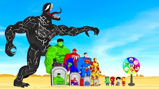 Rescue SUPERHEROES HULK Family & SPIDERMAN, IRONMAN vs BIG VENOM : Returning from the Dead SECRET