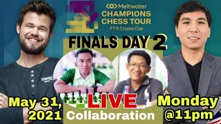 GM Wesley So vs. GM Magnus Carlsen II Champions Chess Tour FTX Crypto 2021 Finals Day 2