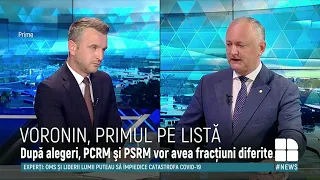 Vladimir Voronin va fi primul pe lista candidaţilor blocului electoral PCRM-PSRM la alegeri