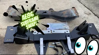 **** 1jz AE86 Subframe Swap on The 1977 Toyota Celica!! ****