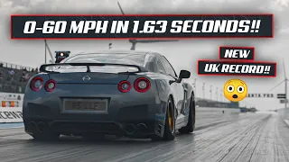 FIRST TIME DRAG RACING MY 1900HP NISSAN GTR **UK RECORD**