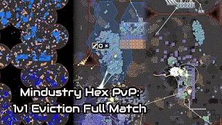 1v1 competitive match. Mindustry Eviction Hex Server PvP Gameplay