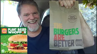 Hungry Jacks New "Tastier Juicier" Plant Based Whopper Review!