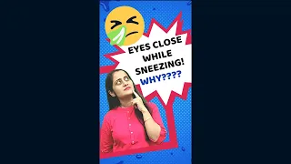 Why do our Eyes close while sneezing? LearnoHub Science Shots |#shorts #YTShorts