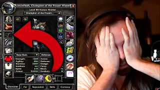 After 2+ Hours Asmongold Realizes He's Been Raiding Without Shoulders