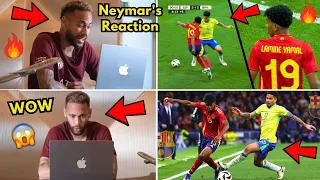 🚨BOMB! NEYMAR REACTING TO LAMINE YAMAL AGAINST BRAZIL! HE STAYED IN SHOCK! BARCELONA NEWS TODAY!