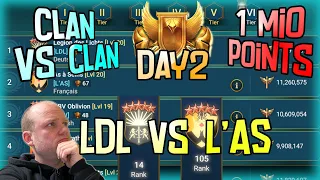 [RAID] ⚔ Clan vs Clan ⚔ LDL vs L'AS ⚔ | German vs France | 1mio Points |
