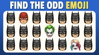 🔴 Find the odd Emoji Out - SUPERHEROES Edition | Emoji Quiz | Iron man, Batman. Marvel,DC