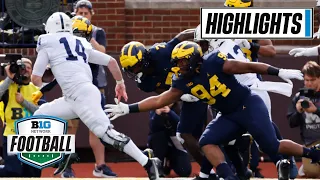 Penn State at Michigan | Extended Highlights | Big Ten Football  | Oct. 15, 2022