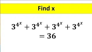 A Nice PowerTower Math Simplification || Find the Value of X || How to Solve @TheMathScholar23