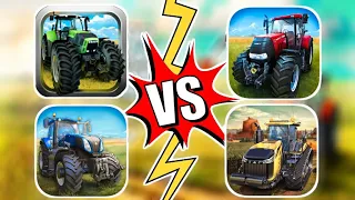 Fs12 vs Fs14 vs Fs16 vs Fs18 | Farming simulator games | Timelapse !