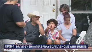 East Dallas family's home riddled with bullets in drive-by shooting