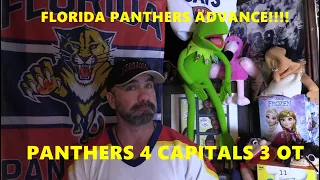Florida Panthers Beat Washington Capitals 4-3 OT Game 6 Series Winner!