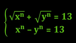 Math Olympiad Algebra | Can You Solve this ? Radical Problem Simplification | Find "n", "x" & "y" ?