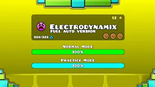 Geometry Dash - Electrodynamix (Full Auto Version) 🎵 / "All Coins"